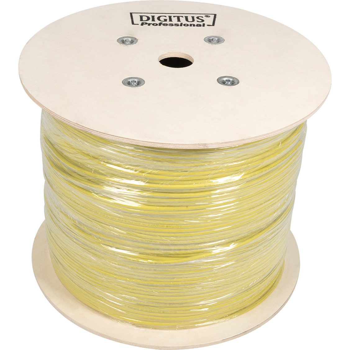 Digitus Professional Cat.7a S/FTP cable de instalación Símplex Amarillo