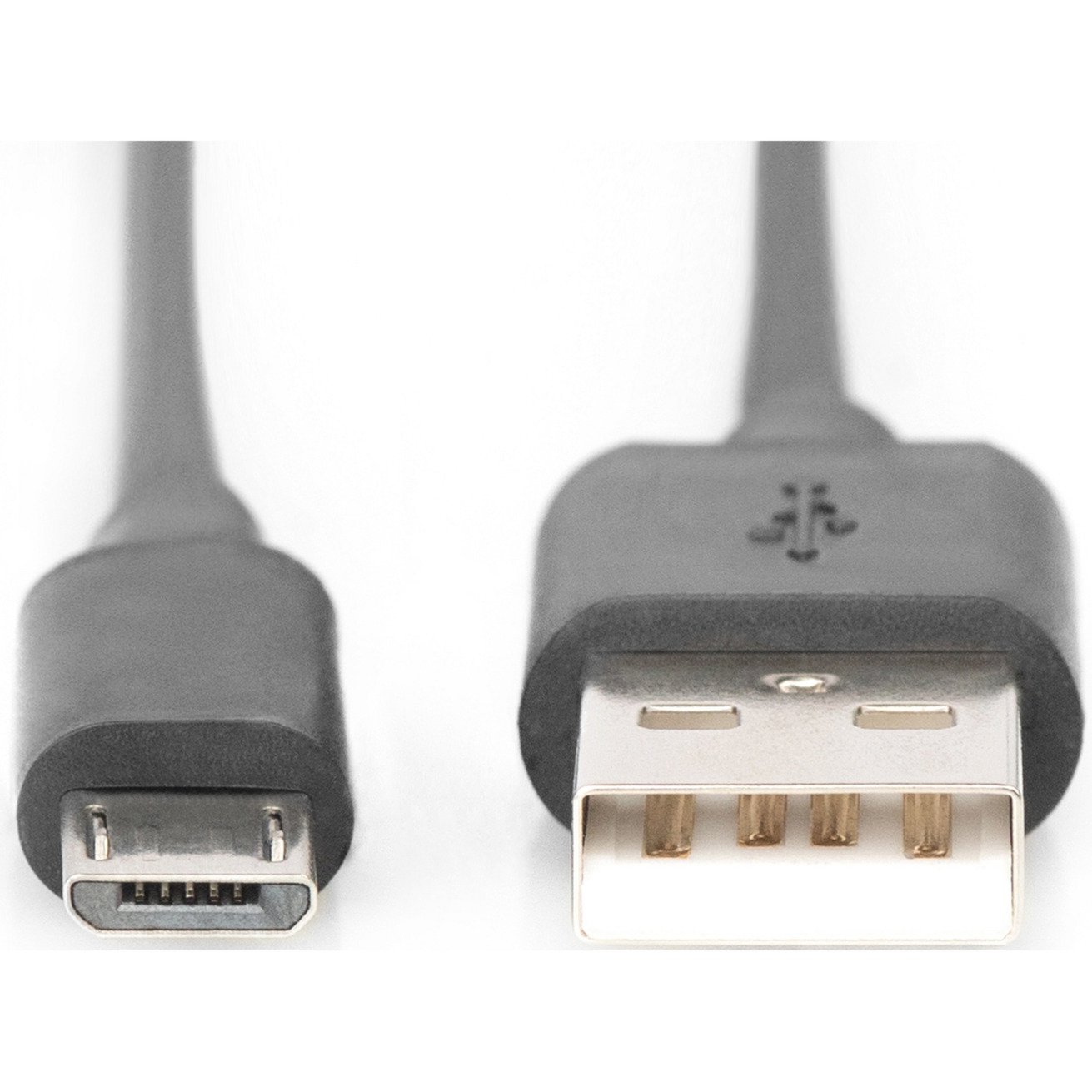 Digitus USB 2.0 conexiones USB-A (macho) > Micro-USB (macho) Negro - Imagen 2