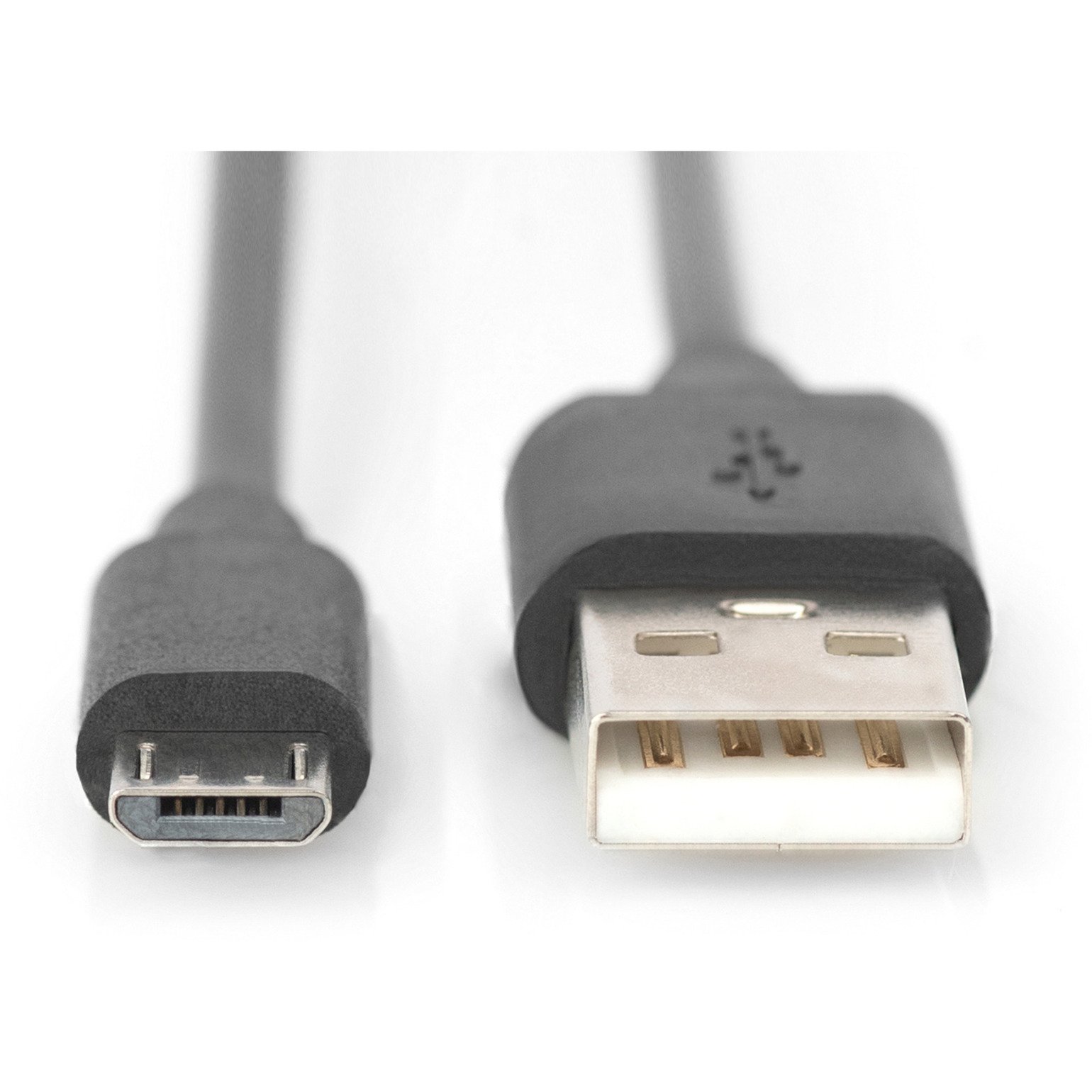 Digitus USB 2.0 conexiones USB-A (macho) > Micro-USB (macho) Negro - Imagen 2