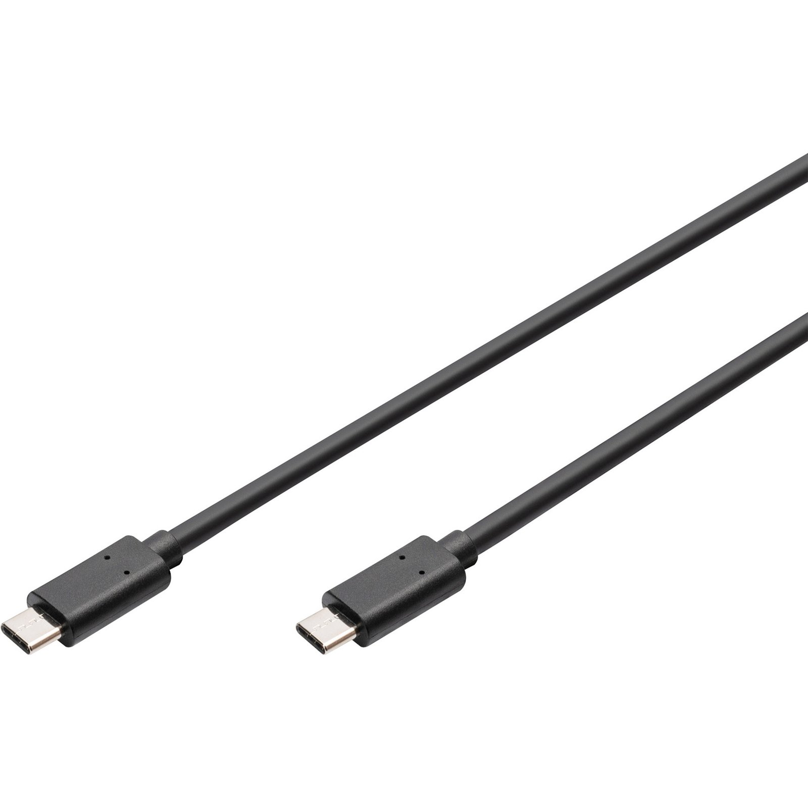 Digitus USB 2.0 conexiones USB-C > USB-C Negro