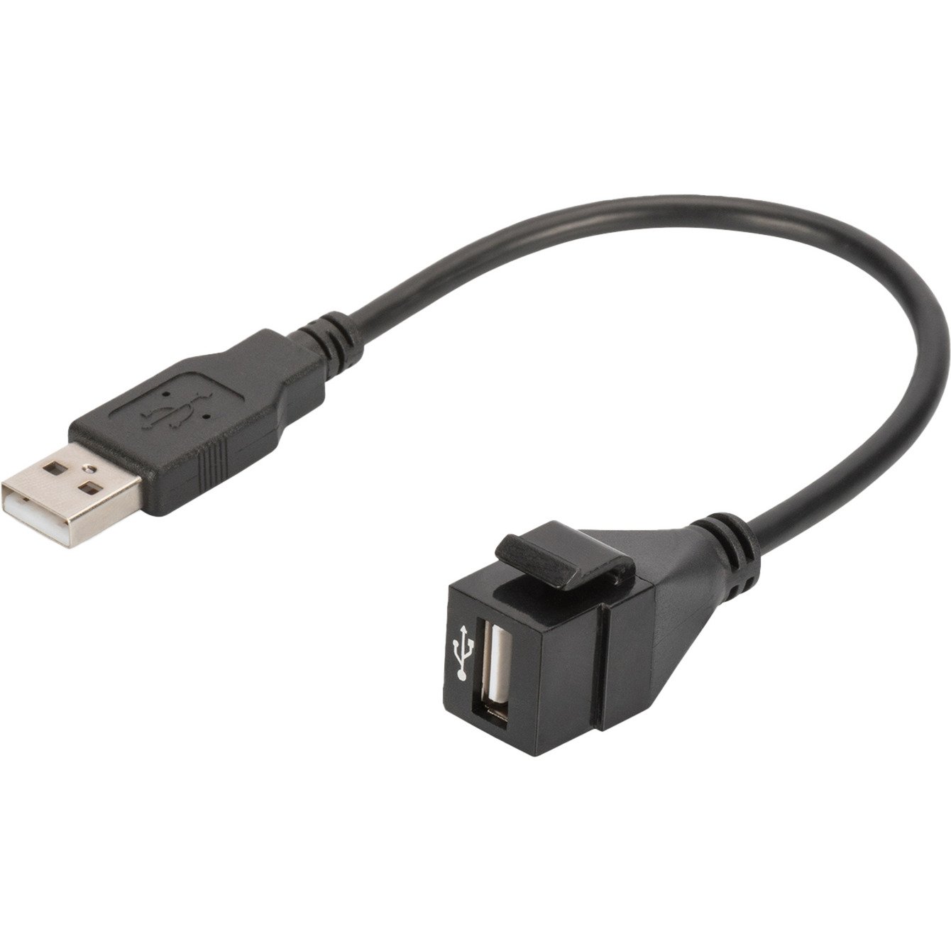 Digitus USB 2.0 Keystone-Modul USB-A macho > USB-A hembra Negro
