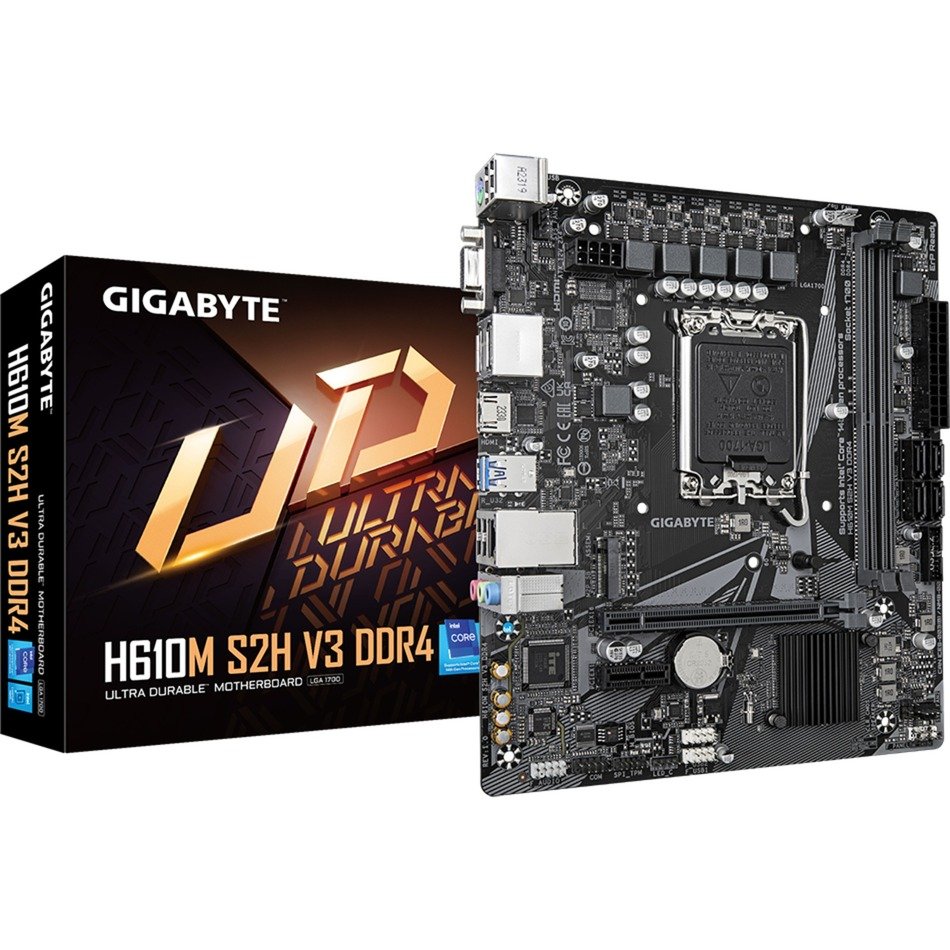GIGABYTE H610M S2H V3 DDR4 Negro