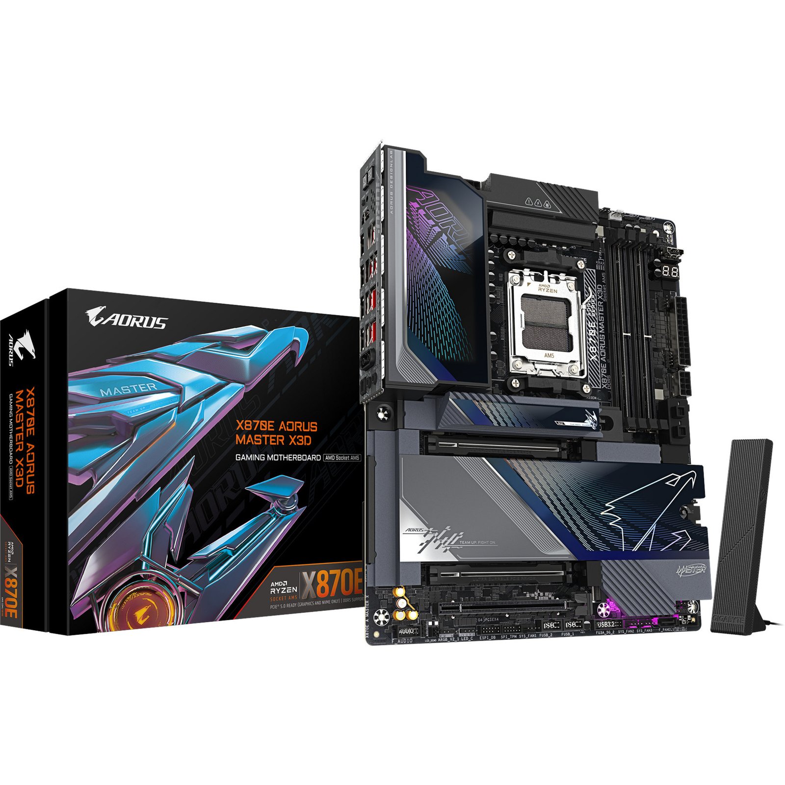 Grill Guru X870E AORUS MASTER X3D Negro
