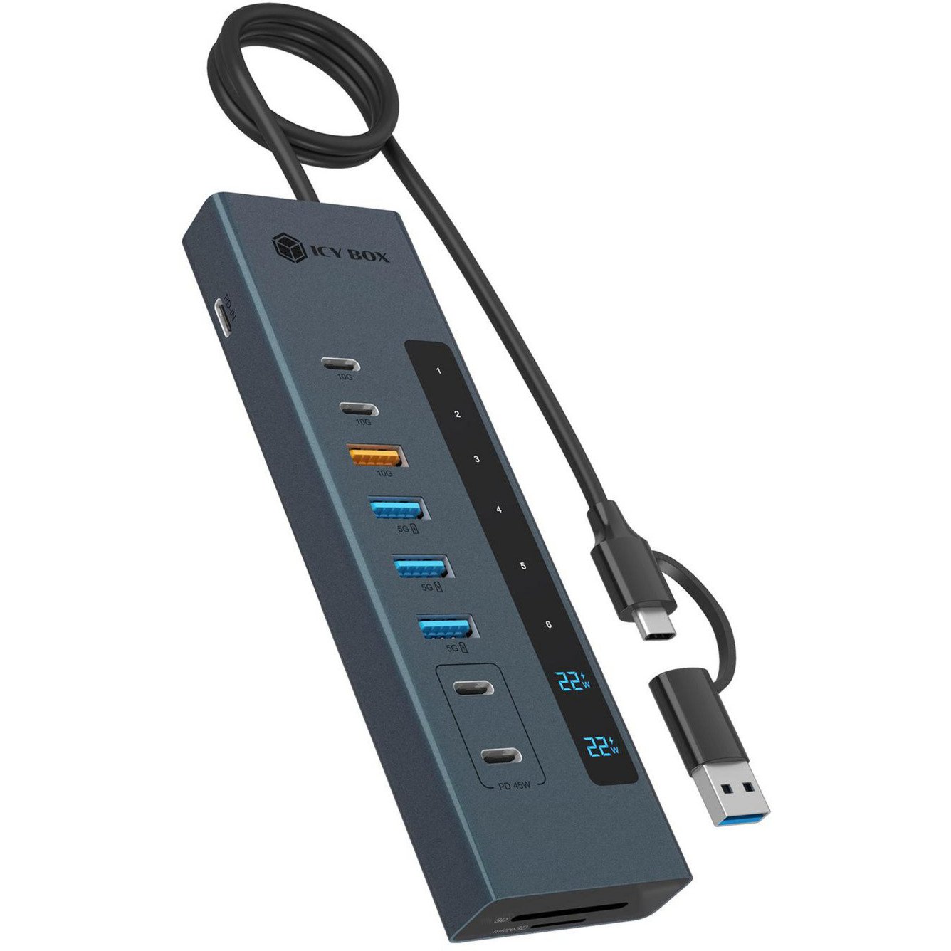 ICY BOX IB-HUB1742CR-C2PD