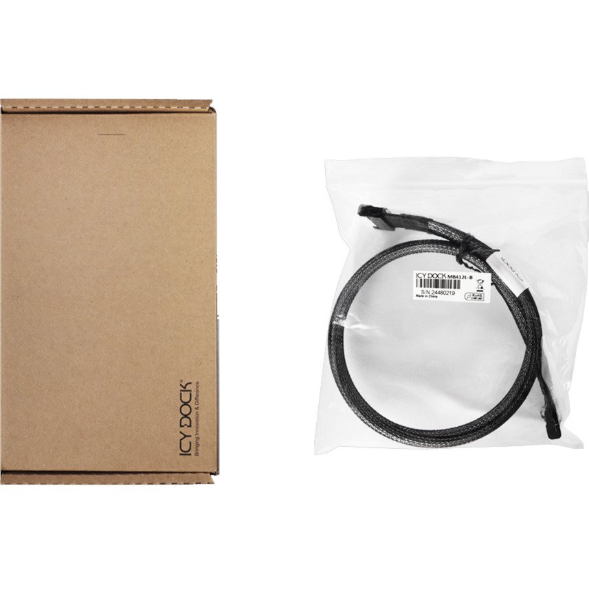 Icy Dock cable MCIO x8 SFF-TA-1016 > MCIO x8 SFF-TA-1016 Negro - Imagen 4