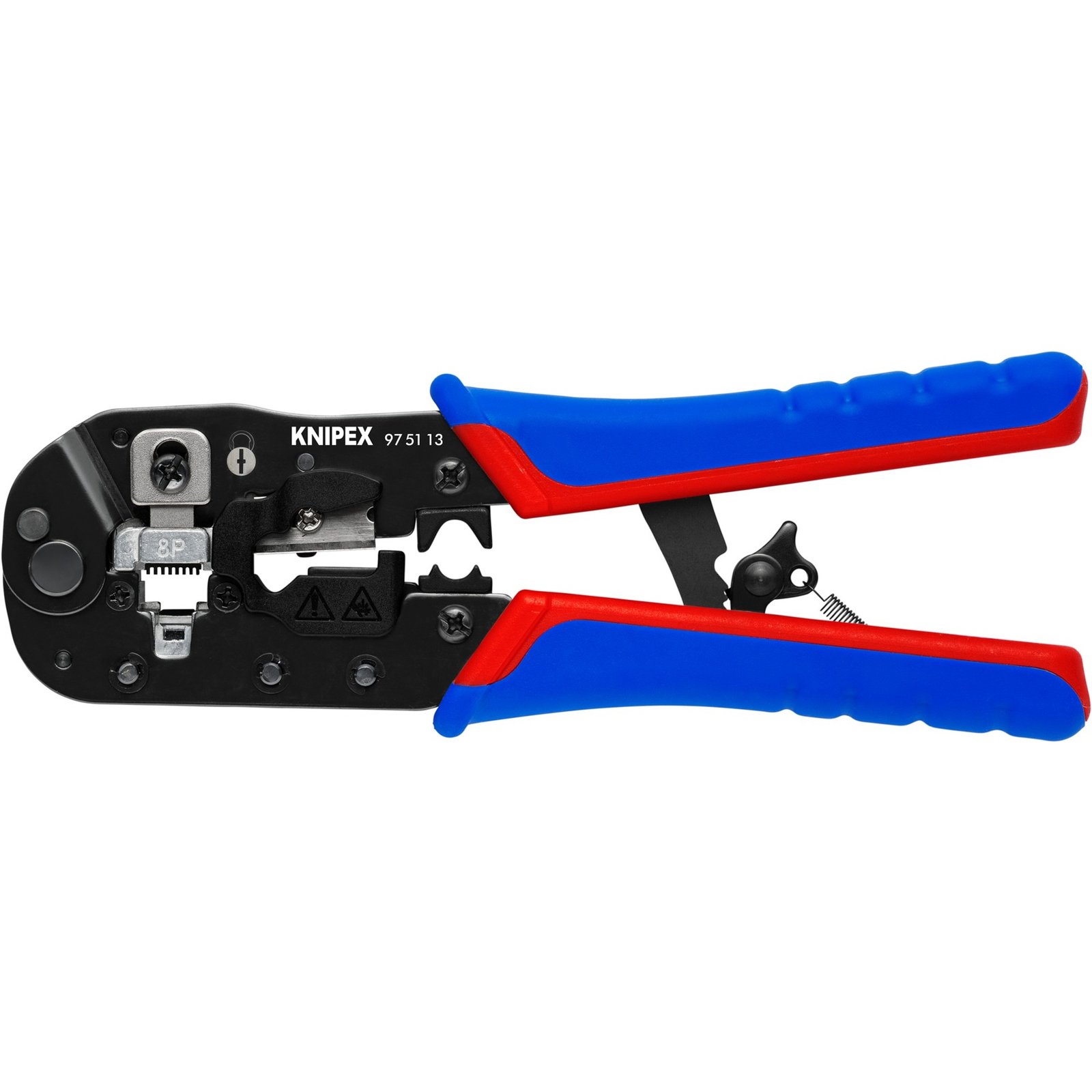 KNIPEX Crimpzange 97 51 13 para Westernstecker Azul
