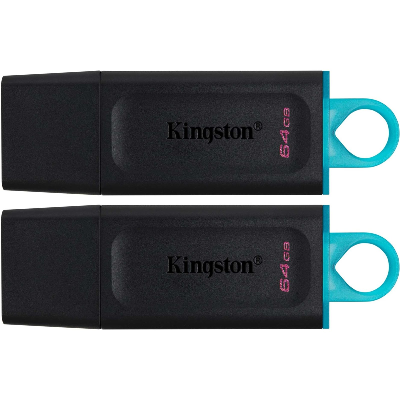Kingston DataTraveler Exodia 2er Pack Negro, 64 GB