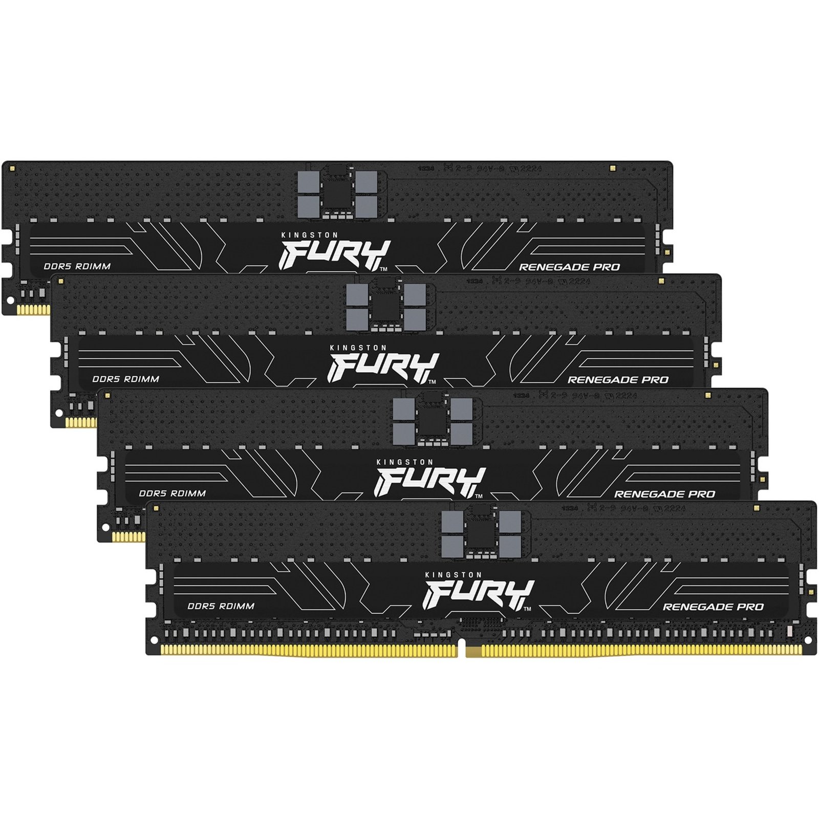 Kingston FURY RIMM DDR5-6400 (4x ) Kit cuádruple ECC Negro, 128 GB