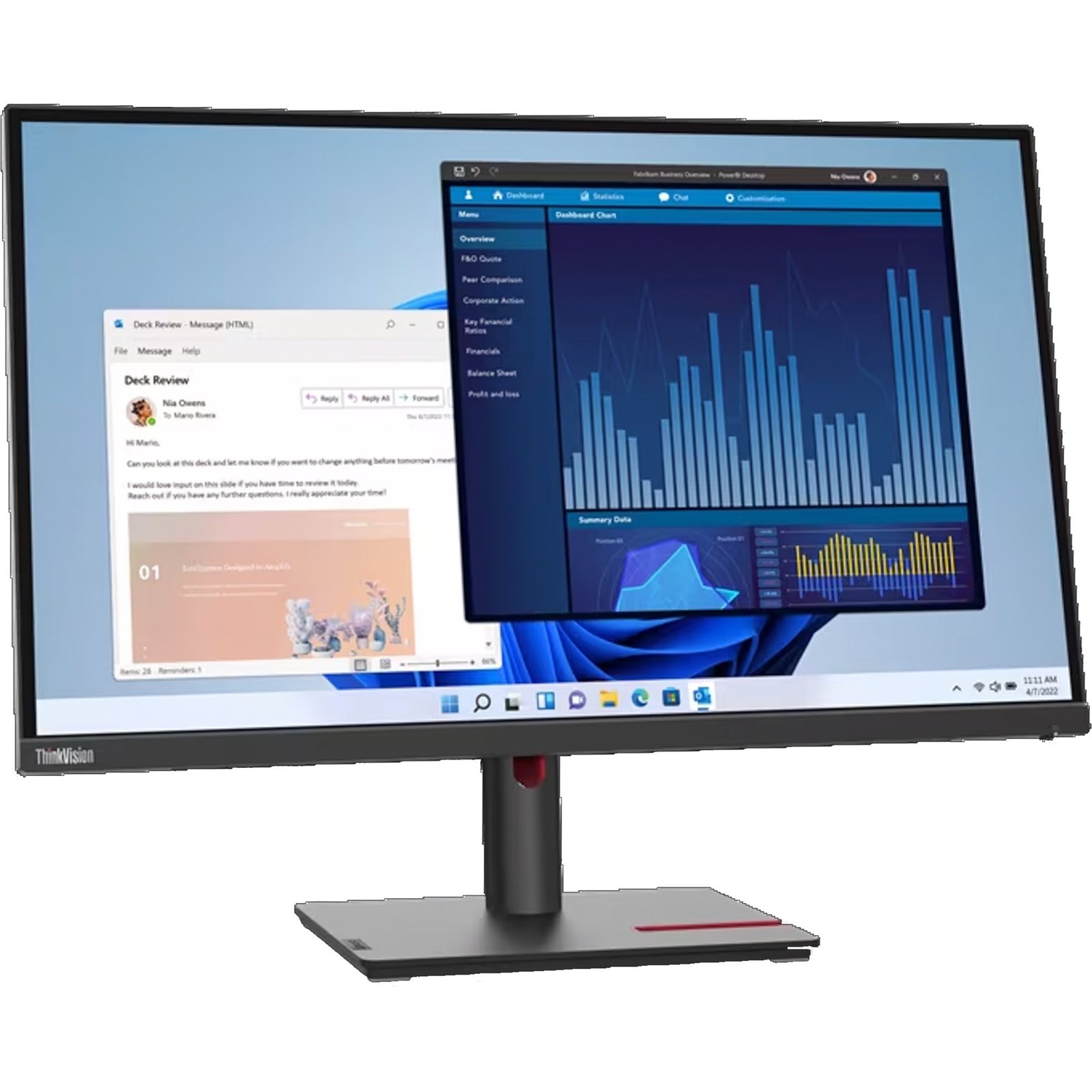 Lenovo ThinkVision T27p-30 Negro