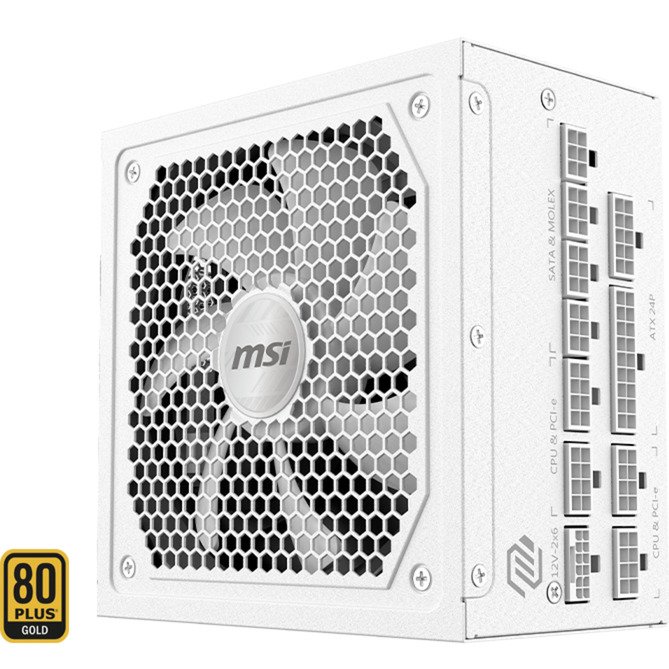 MSI MAG A1000GL PCIE5 WHITE Blanco