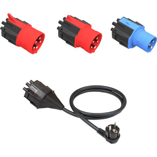 NRGkick Steckeraufsatz Set 32A Standard (EU) 16A Negro