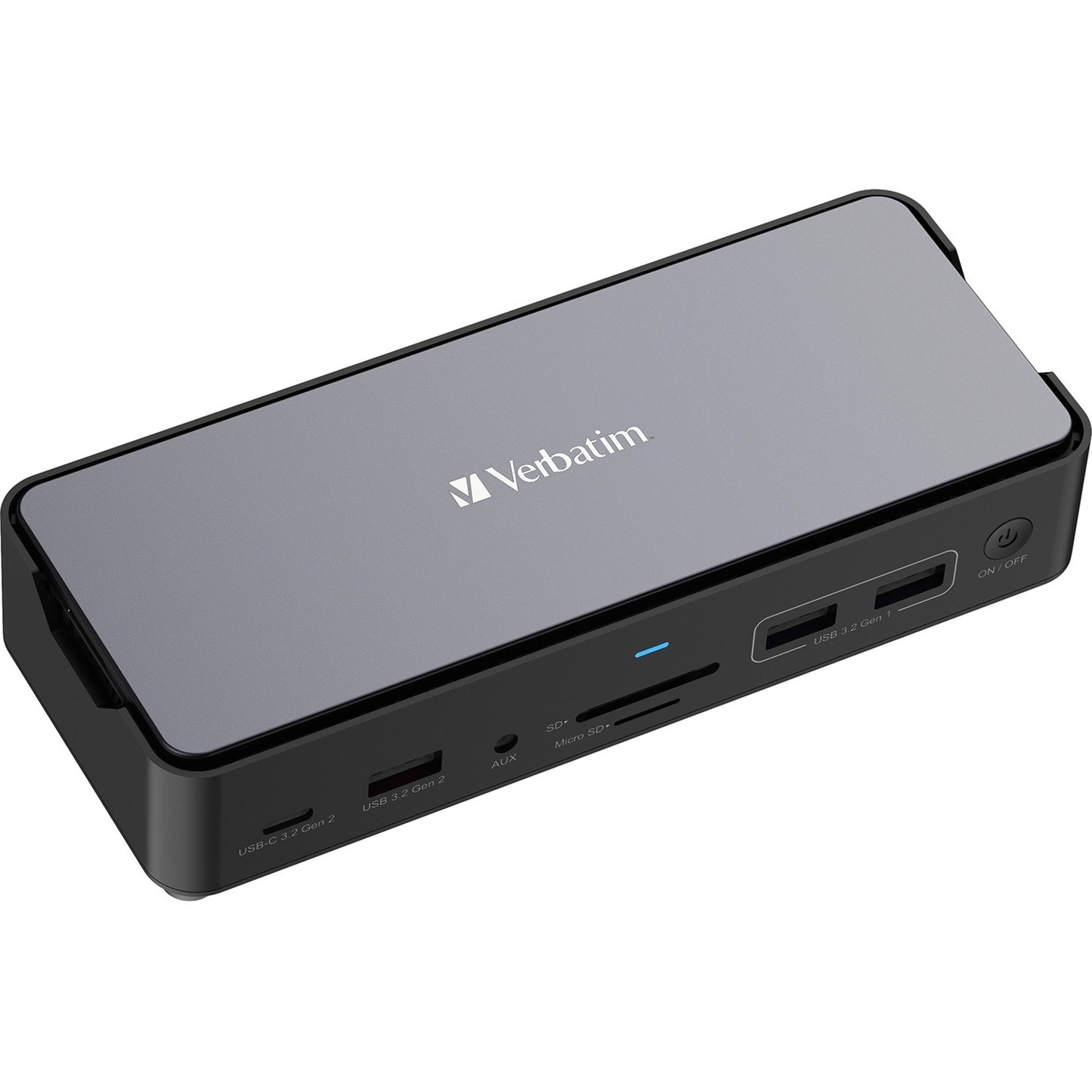 Verbatim USB-C Pro Docking Station con SSD Steckplatz Negro