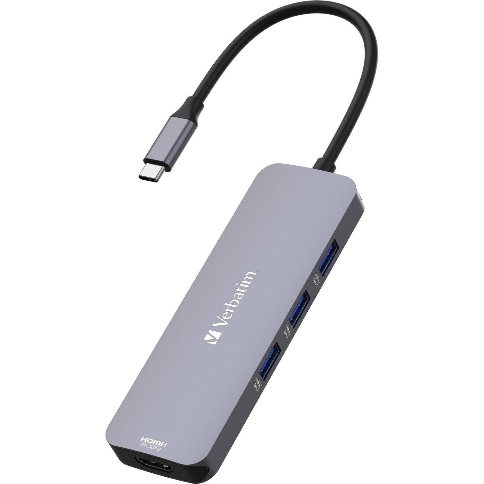 Verbatim USB-C Pro Multiport-Hub CMH-08 Gris