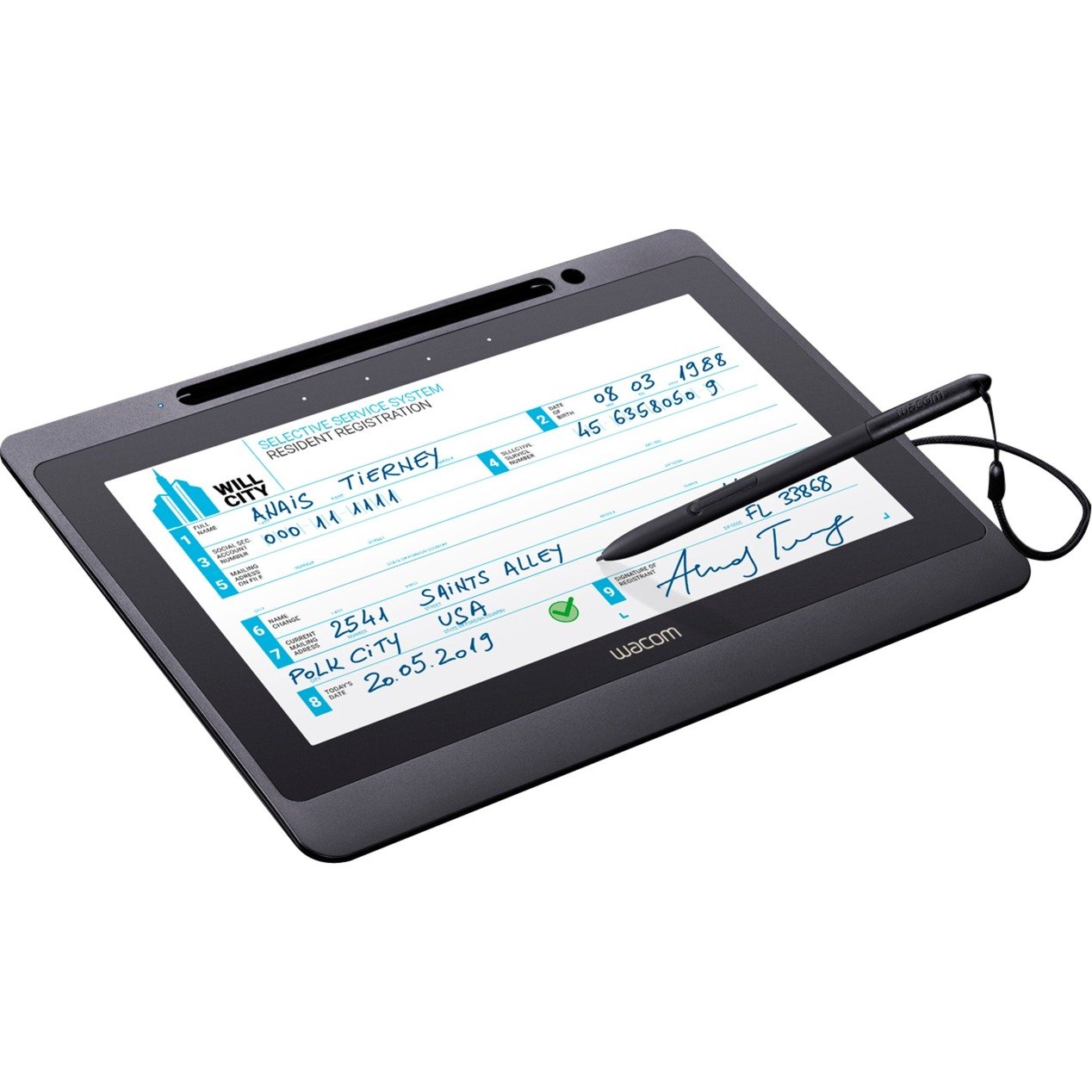 Wacom Signature Set DTU-1141B Negro