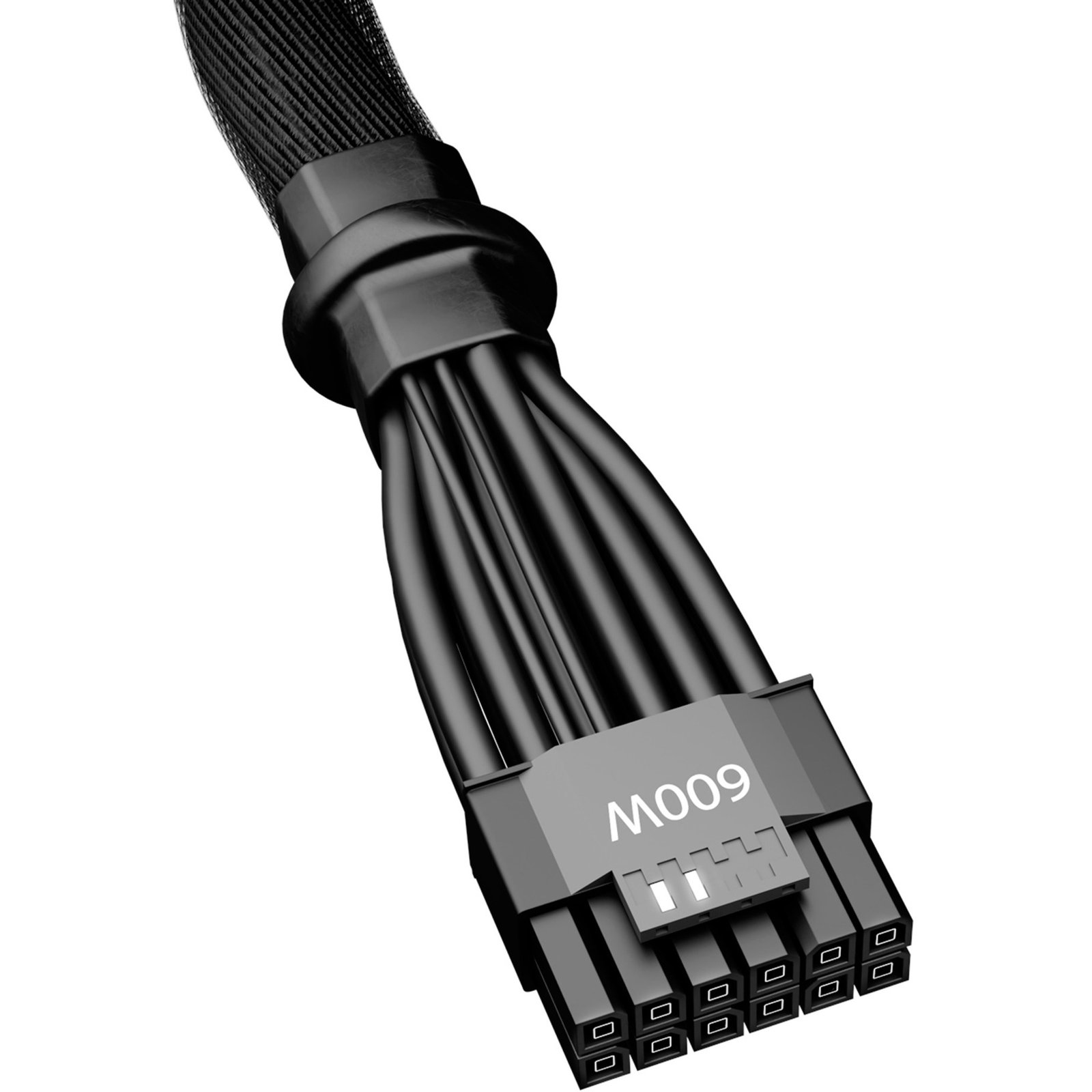 be quiet! 12VHPWR PCIe adaptador cable Negro