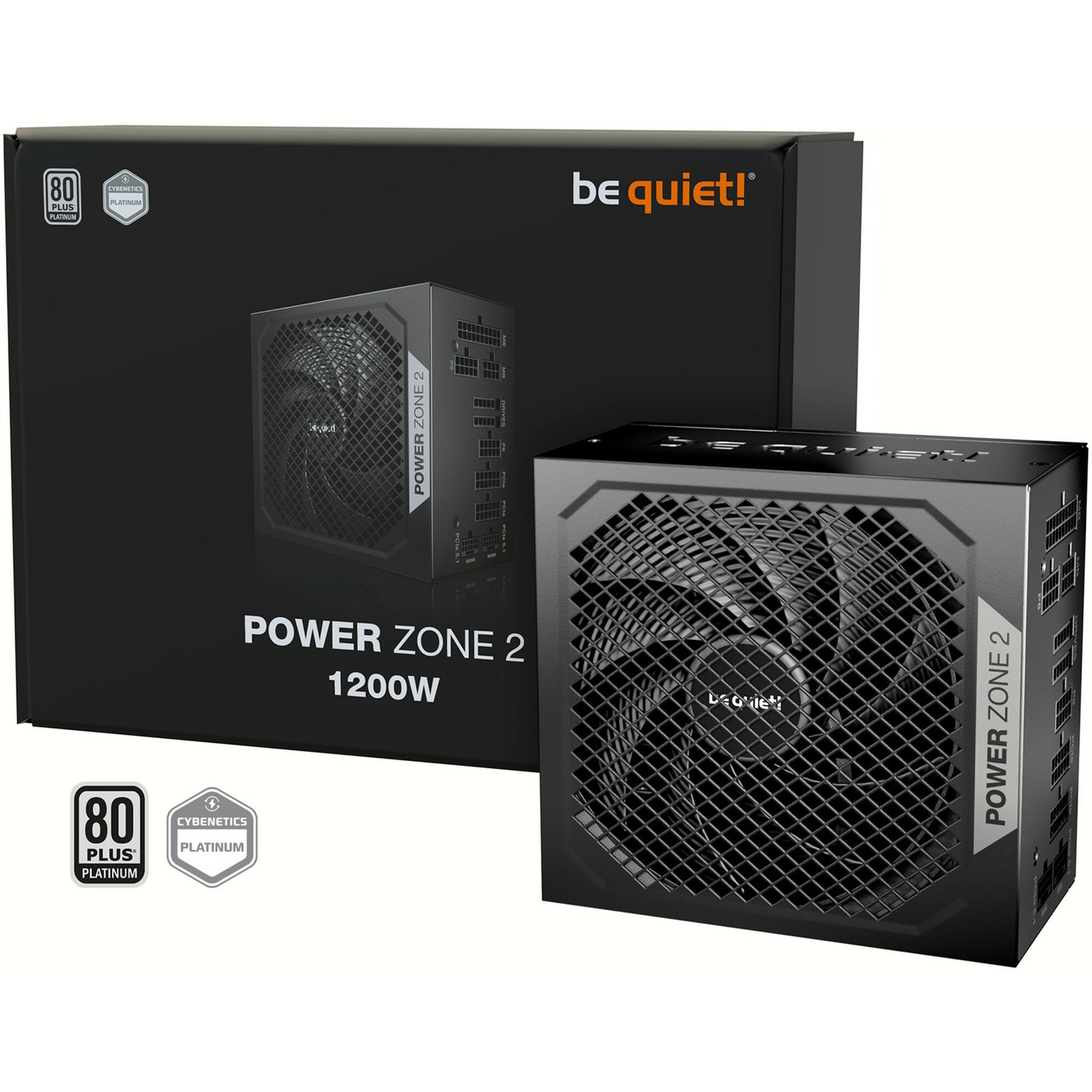 be quiet! POWER ZONE 2 1200W Negro