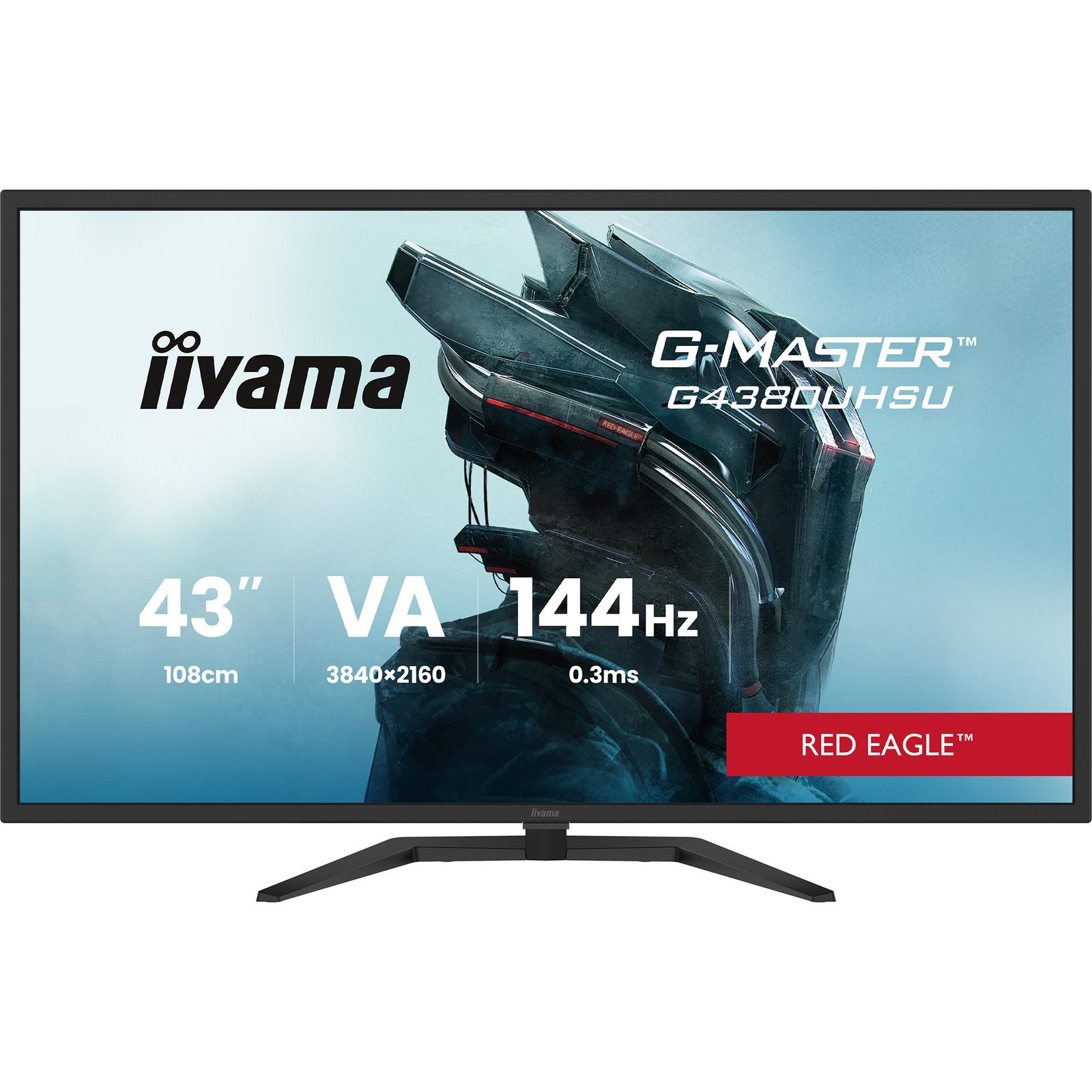 iiyama G-Master G4380UHSU-B2 Red Eagle Negro - Imagen 2