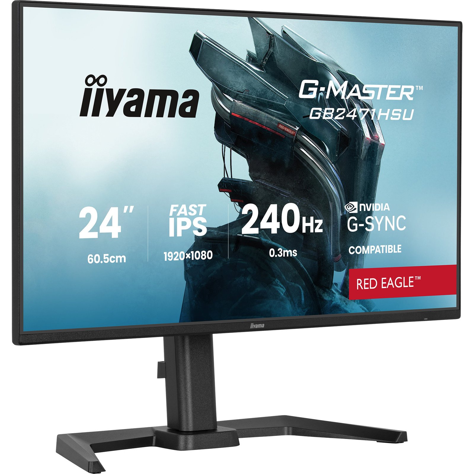 iiyama G-Master GB2471HSU-B1 Red Eagle Negro